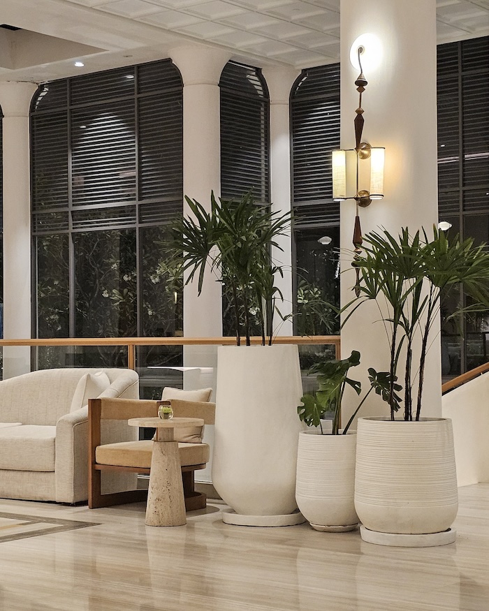 กระถางปูน และกระถางไฟเบอร์เคลย์ Centara Reserve Samui_Lobby