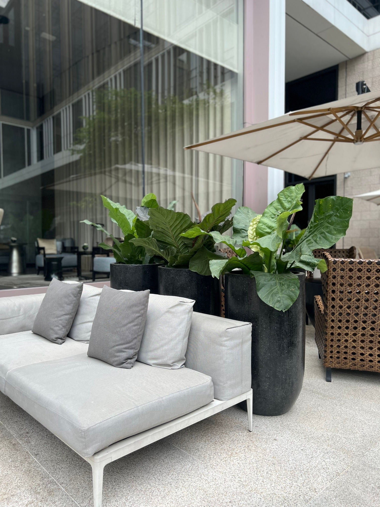 5 เคล็ดลับอัปเกรดแบรนด์โรงแรม รีสอร์ท ด้วยกระถางดีไซน์ (Hospitality Landscaping) 11 LINE ALBUM Four Seasons Hotel Bangkok at Chao Phraya River 250121 6