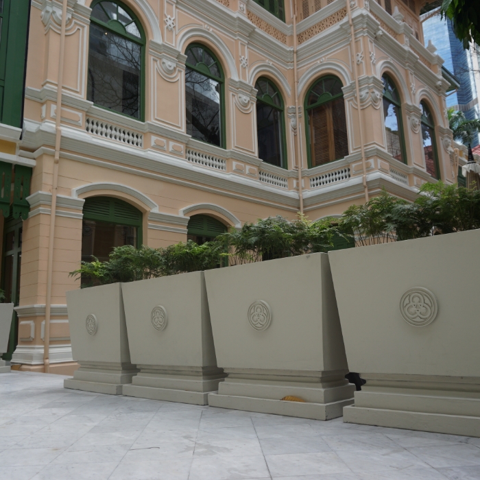 กระถางปูนคอนกรีตเสริมเหล็ก ทรงสี่เหลี่ยมย่อฐาน-W Bangkok-3